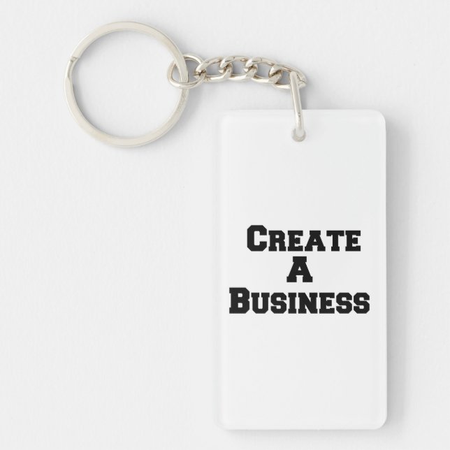 Create A Business Keychain (Front)