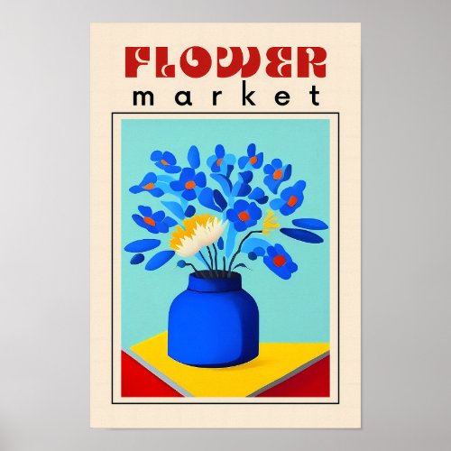 Create a Calm and Relaxing Atmosphere with Flower Poster