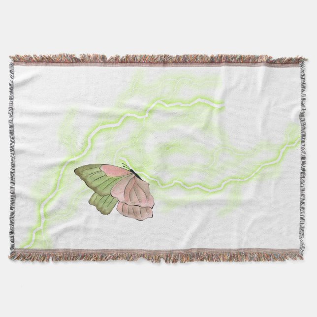 Create a cozy and serene atmosphere throw blanket (Front)