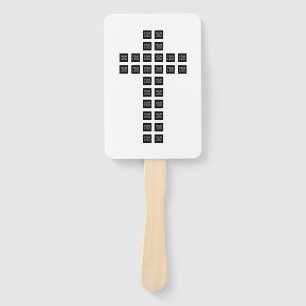 Create a Cross Pattern with any Logo or Image Hand Fan