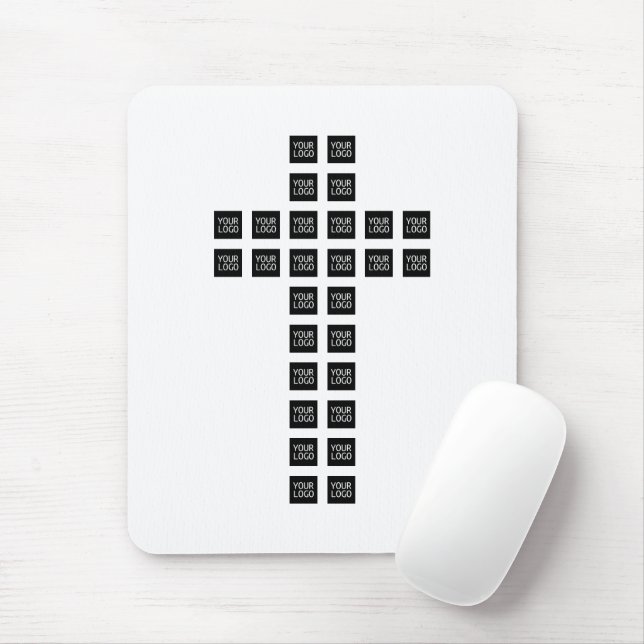 Create a Cross Pattern with any Logo or Image Mouse Pad (With Mouse)