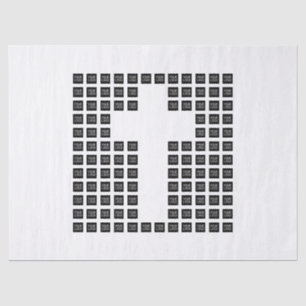 Create a Cross Pattern with any Logo or Image Tissue Paper