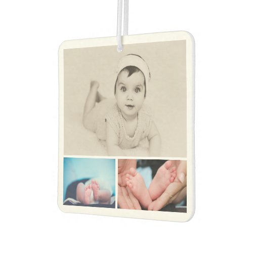 Create a Custom 6 Photo Collage Personalized Air Freshener