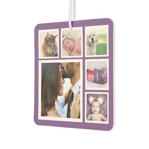 Create a Custom 6 Photo Collage Personalized Air Freshener