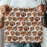 Create a Custom 7 Photo Collage Honeycomb Hexagon Bandana<br><div class="desc">Add Text to this funky geometric honeycomb pattern with a place for up to 7 pictures. for best results,  crop your photos before uploading. Use your favorite photo or pictures to make a fun keepsake to share with friends.</div>