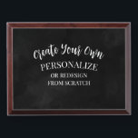 Create a Custom Award Plaque<br><div class="desc">Add some personalized text or completely redesign this product from scratch by replacing our image with your own!</div>