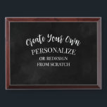 Create a Custom Award Plaque<br><div class="desc">Add some personalized text or completely redesign this product from scratch by replacing our image with your own!</div>