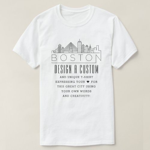 Create A Custom Boston Massachusetts Themed T_Shirt
