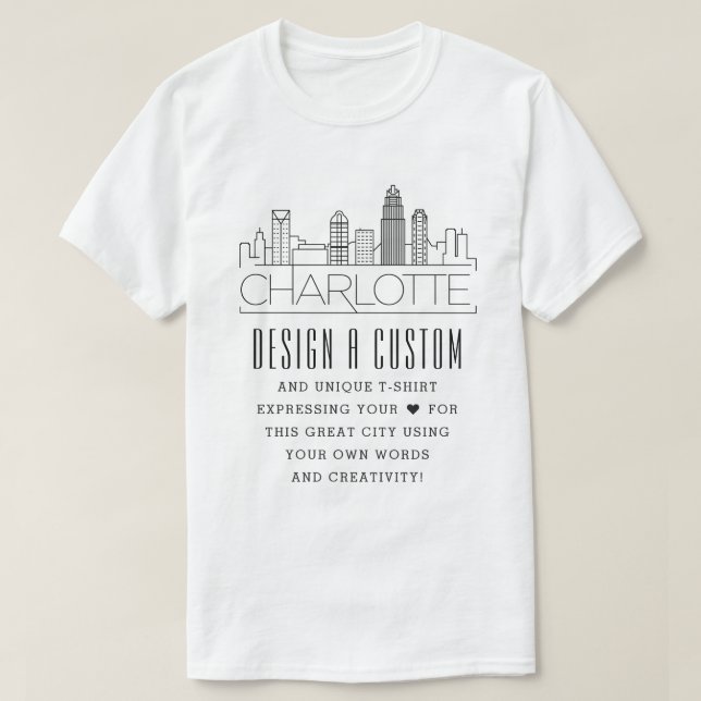 Create A Custom Charlotte Themed T-Shirt (Design Front)