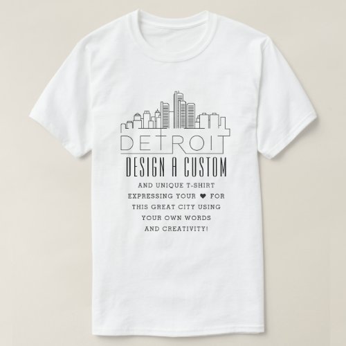 Create A Custom Detroit Massachusetts Themed T_Shirt