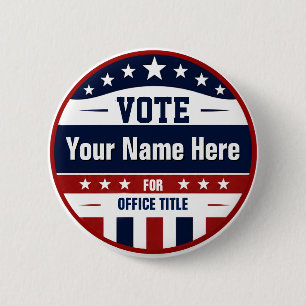 Create a Custom ELection Political Button