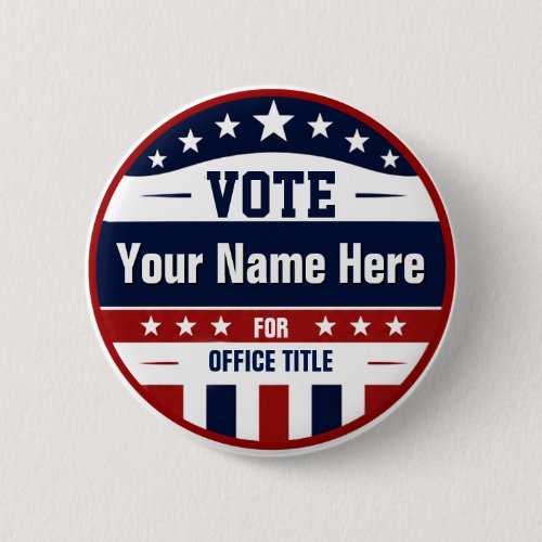Create a Custom ELection Political Button