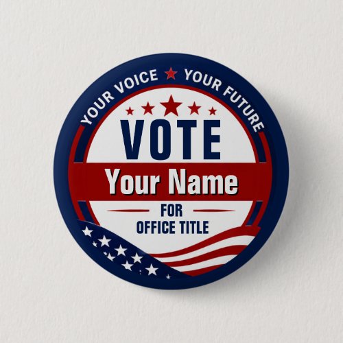 Create a Custom ELection Political Button