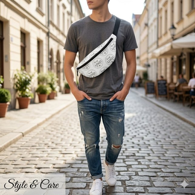 Create a Custom Fanny Pack with Your Logo Pattern (Create a Custom Fanny Pack with Your Logo Pattern)