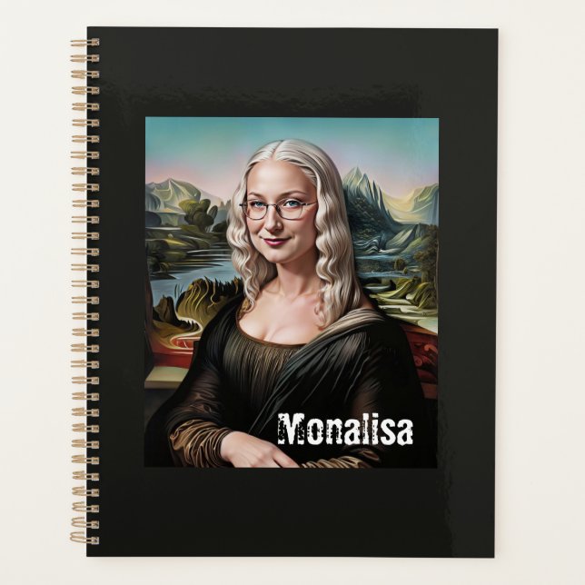 Create A Custom Funny Face Teacher Approval Rubber Planner (Front)