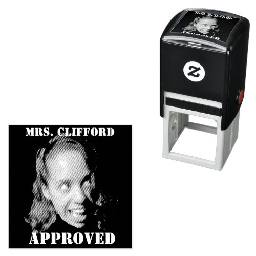 Create A Custom Funny Face Teacher Approval Rubber Self_inking Stamp