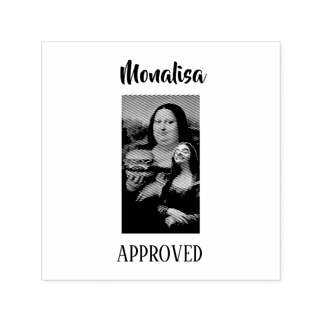 Create A Custom Funny Face Teacher Approval Rubber Self-inking Stamp (Design)