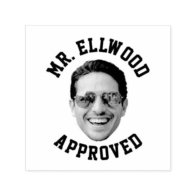 Create A Custom Funny Face Teacher Approval Self-inking Stamp (Design)