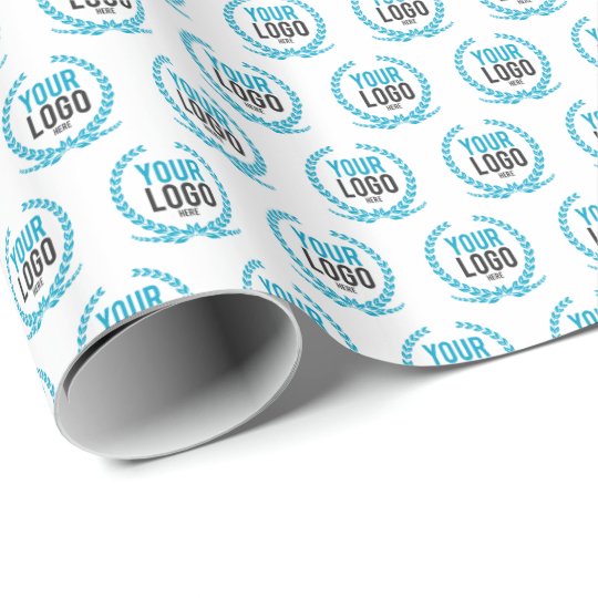 Create a Custom Logo Color Wrapping Paper