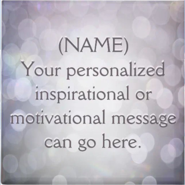 Create a Custom Motivational Message Magnet (Creator Uploaded)