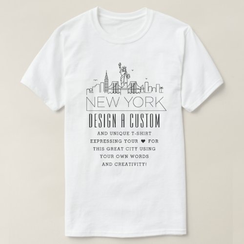 Create A Custom New York New York Themed T_Shirt