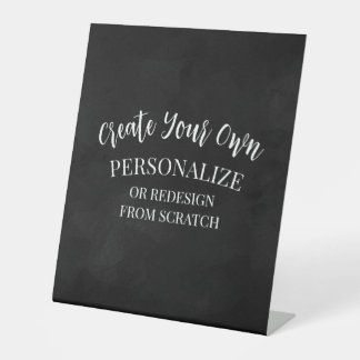 Create a Custom Pedestal Sign