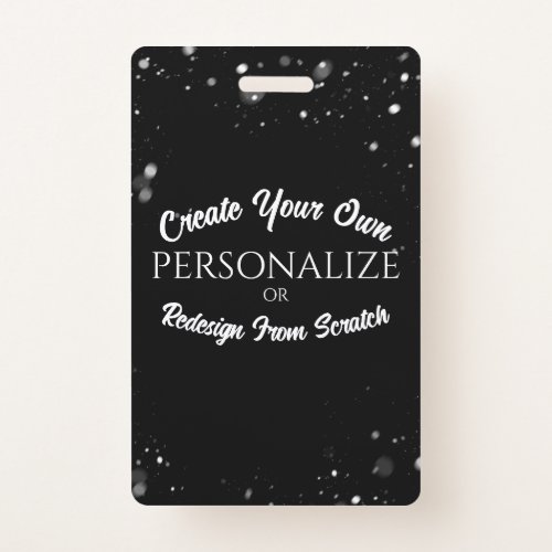 Create a Custom Personalized Badge