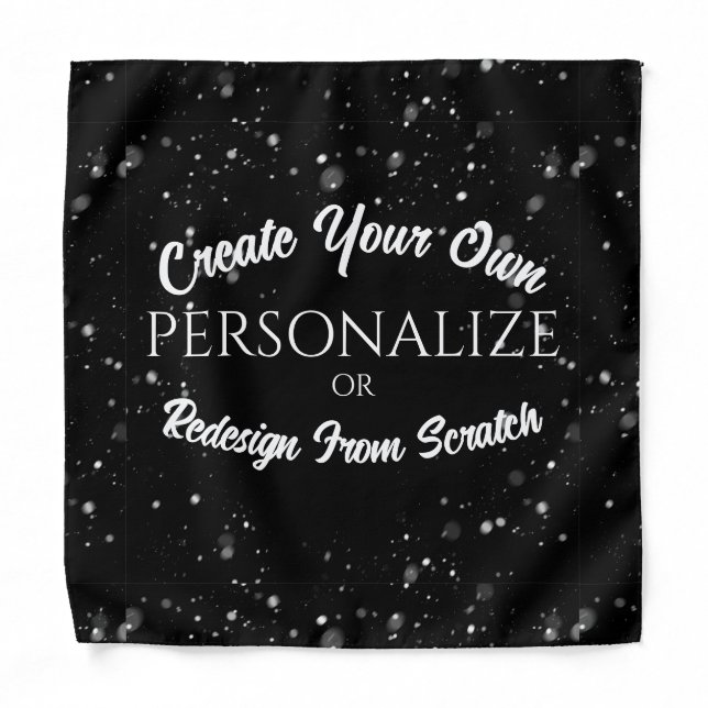 Create a Custom Personalized Bandana (Front)