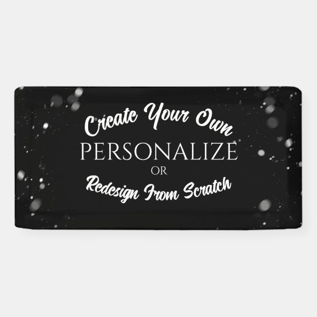 Create a Custom Personalized Banner (Horizontal)