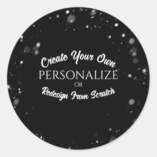 Create a Custom Personalized Classic Round Sticker