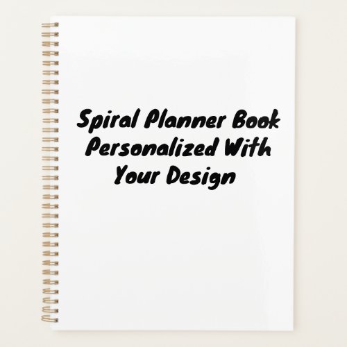 Create a Custom Personalized Custom Soft Cover Planner