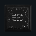 Create a Custom Personalized Gift Box<br><div class="desc">Create your own custom stuff including personalized clothing and accessories, promotional products for your small business, custom color wedding gifts and favors, event decor and more by adding your own text and design elements and choosing your favorite fonts, colors and styles. Or, redesign this item entirely from scratch by replacing...</div>