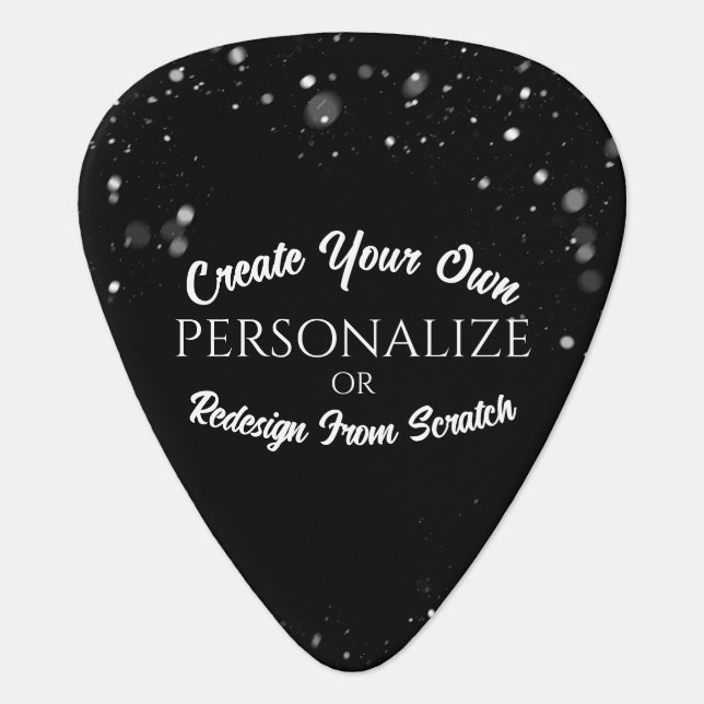 Create a Custom Personalized Guitar Pick (Front)