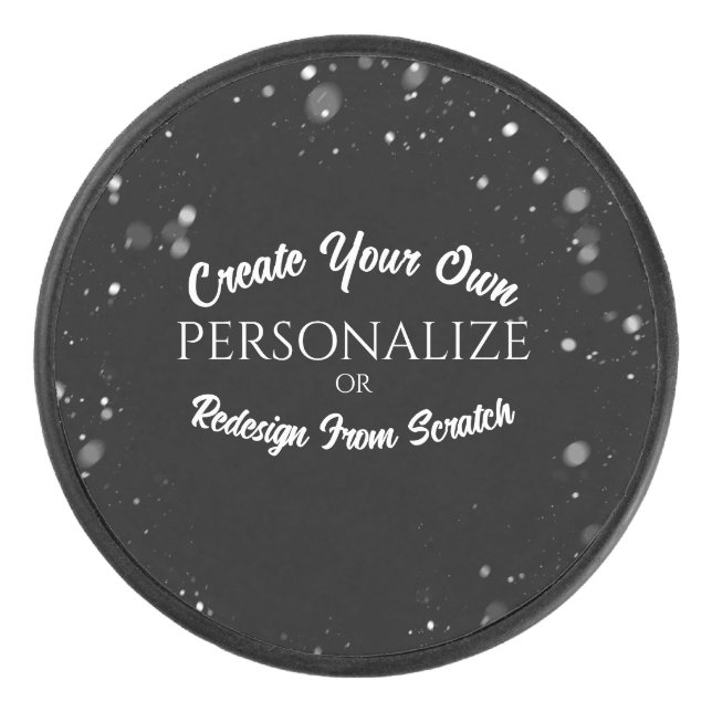 Create a Custom Personalized Hockey Puck (Front)
