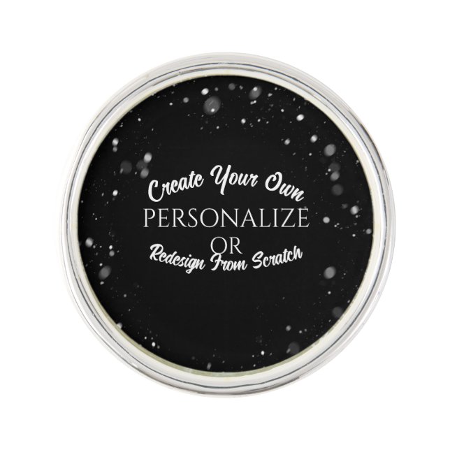 Create a Custom Personalized Lapel Pin (Front)