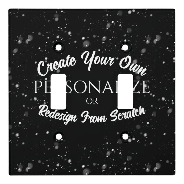 Create a Custom Personalized Light Switch Cover (Front)