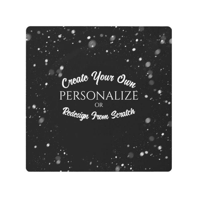 Create a Custom Personalized Metal Print (Front)