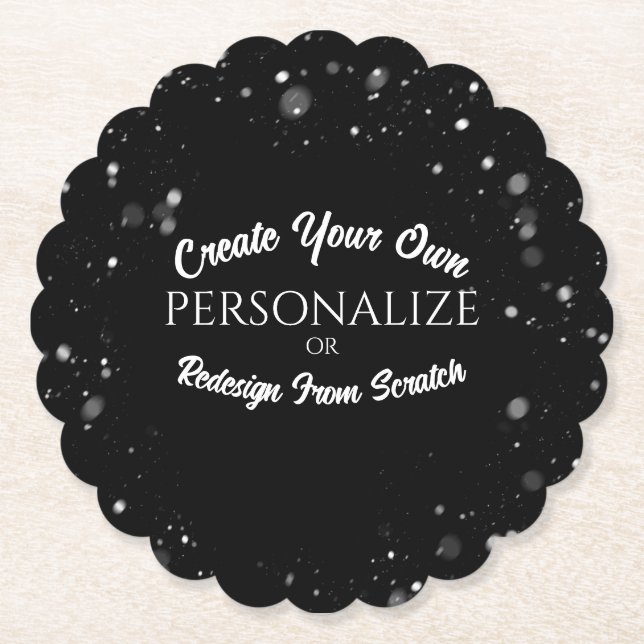 Create a Custom Personalized Paper Coaster (Front)
