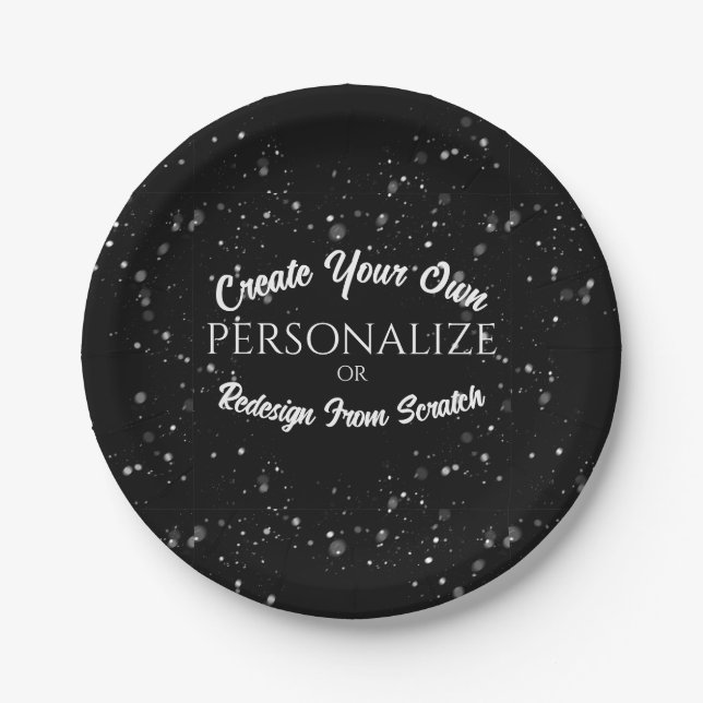 Create a Custom Personalized Paper Plates (Front)