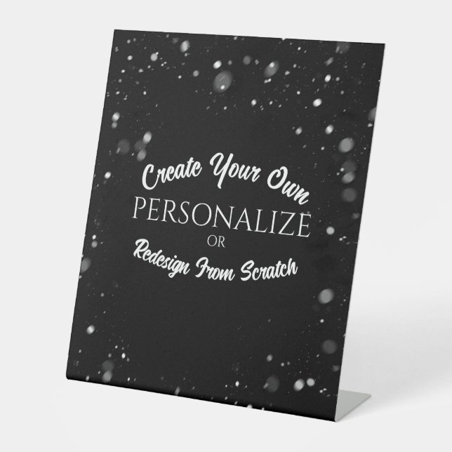 Create a Custom Personalized Pedestal Sign (Front)
