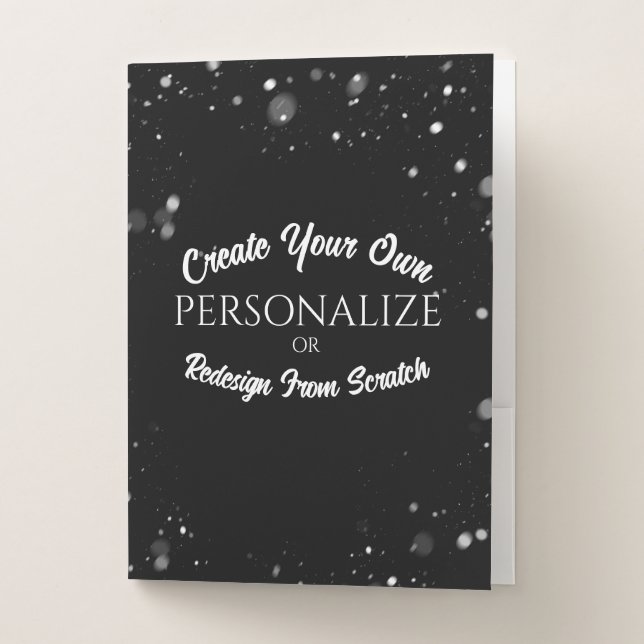 Create a Custom Personalized Pocket Folder (Front)