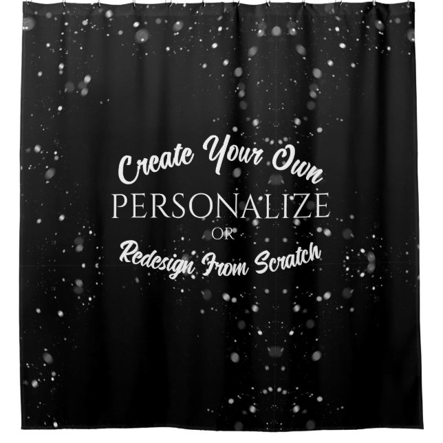 Create a Custom Personalized Shower Curtain (Front)