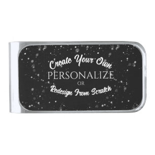 Create a Custom Personalized Silver Finish Money Clip