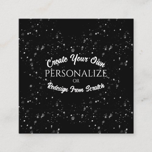 Create a Custom Personalized Square Business Card