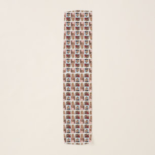 Create a Custom Photo Collage Pattern - 4 Photos Scarf