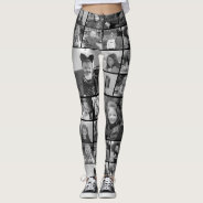 Create A Custom Photo Collage With 14 Photos Leggings at Zazzle