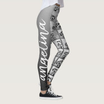 Create a Custom Photo Collage with 18 Photos Leggings Create a Custom Photo Collage with 18 Photos Leggings