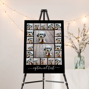 Create a Custom Photo Collage with 20 Photos Foam Board