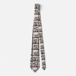 Create a Custom Photo Collage with 3 Photos Neck Tie