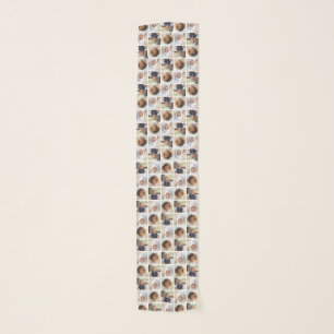 Create a Custom Photo Collage with 3 Photos Scarf